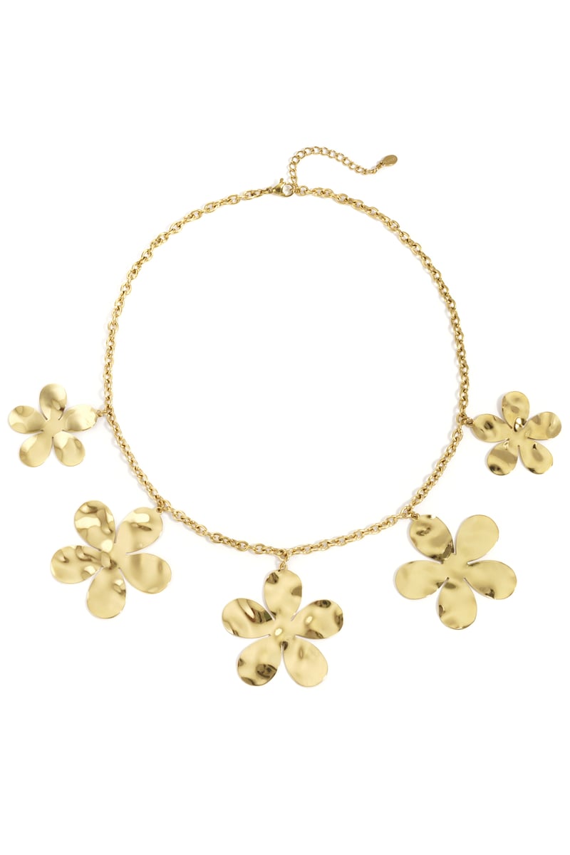 Roestvrijstalen hangerkettingen Bloemen Casual Dagelijks Eenvoudig Serie Damessieraden