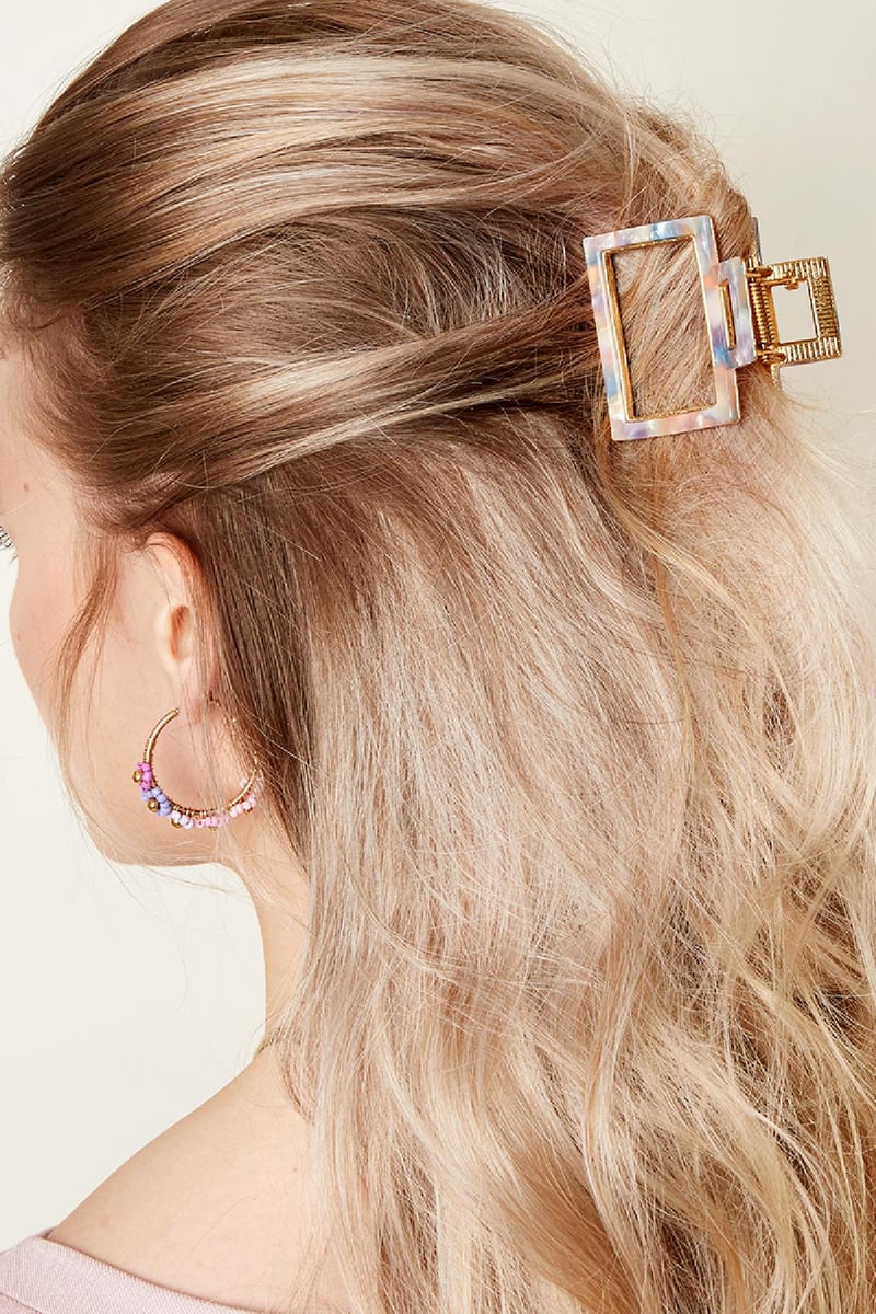 Open haarspeld marmer Bruin Sheet Material