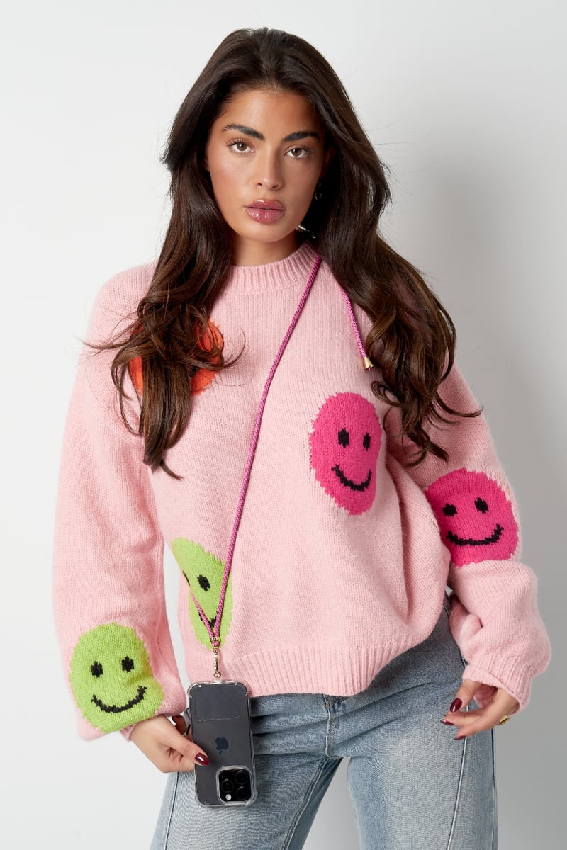 Telefoonkoord print - koraal