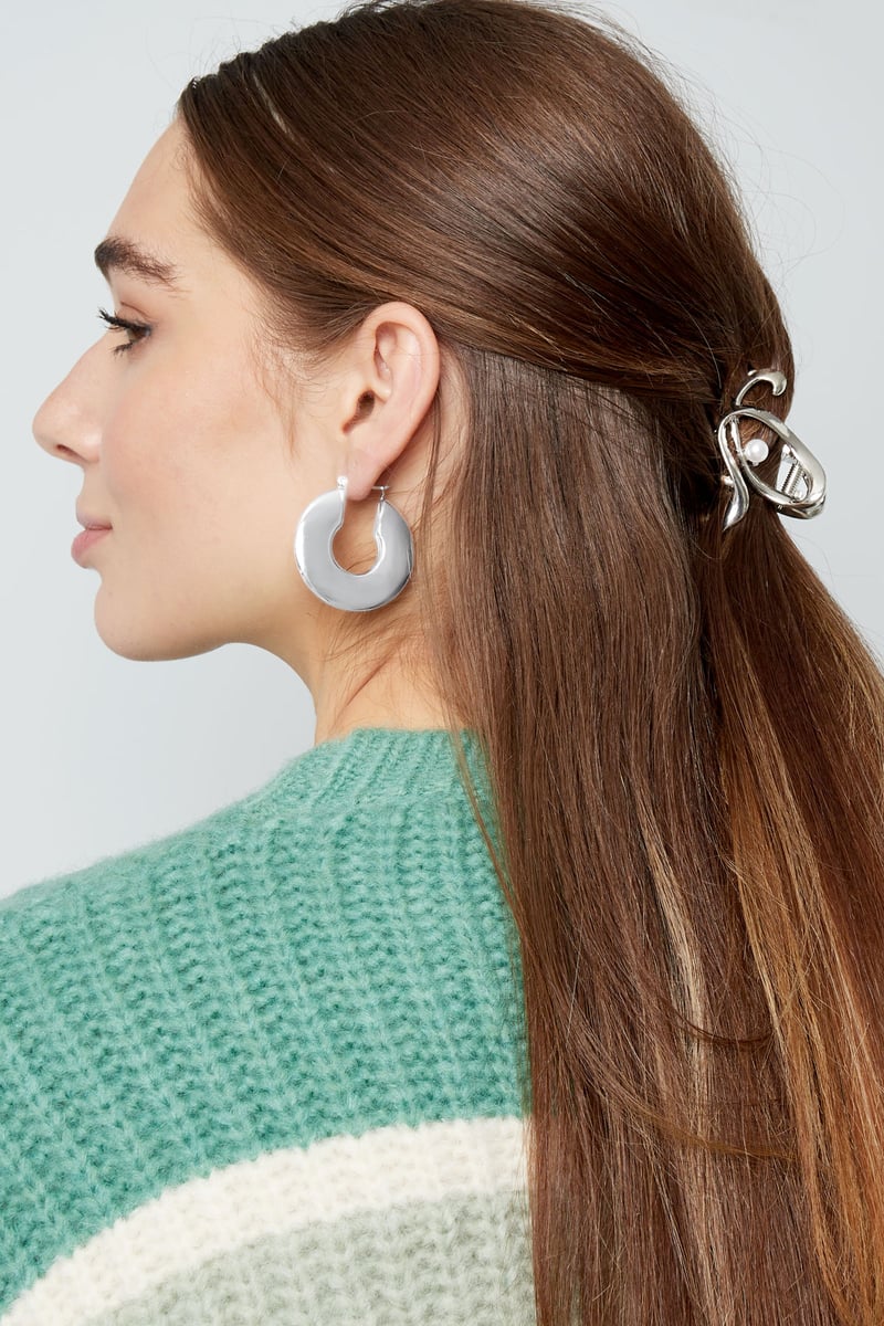 Sierlijke haarclip Goud kleur parel