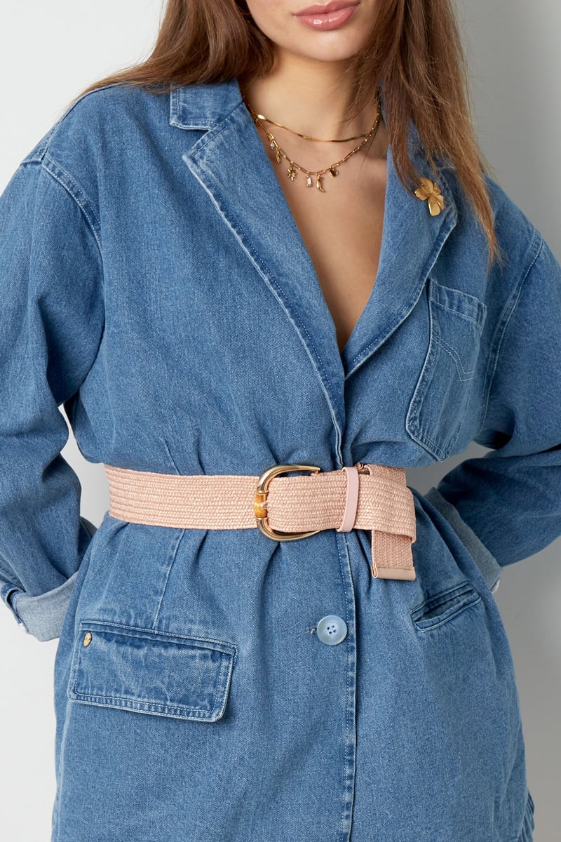 Klassieke riem - roze