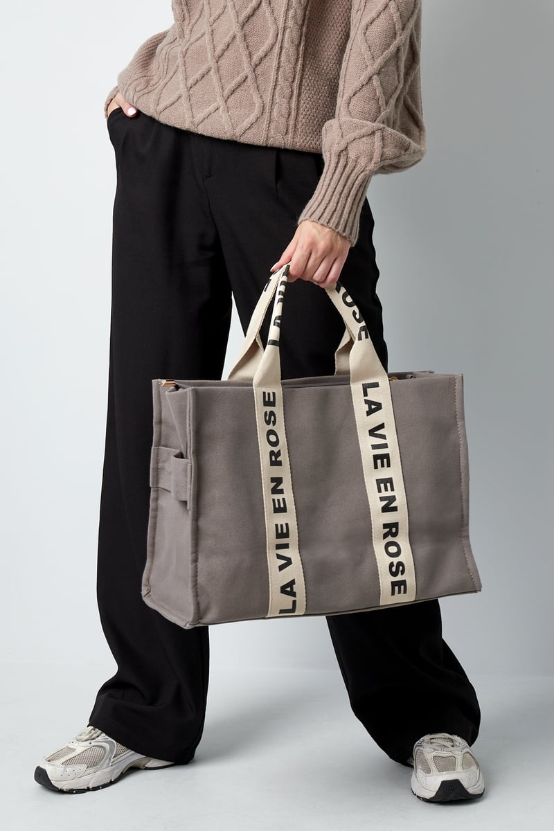 La vie en rose shopper - roze