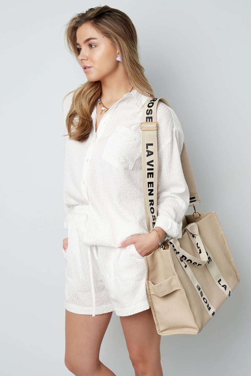 La vie en rose shopper - roze