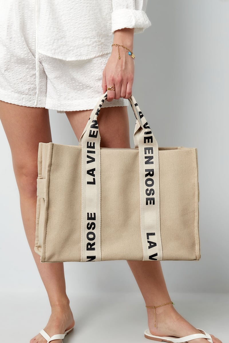 La vie en rose shopper - roze