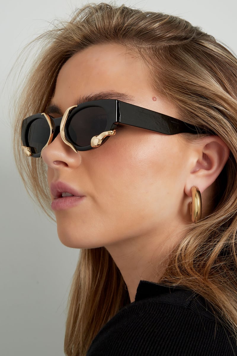 Slang zonnebril - zwart