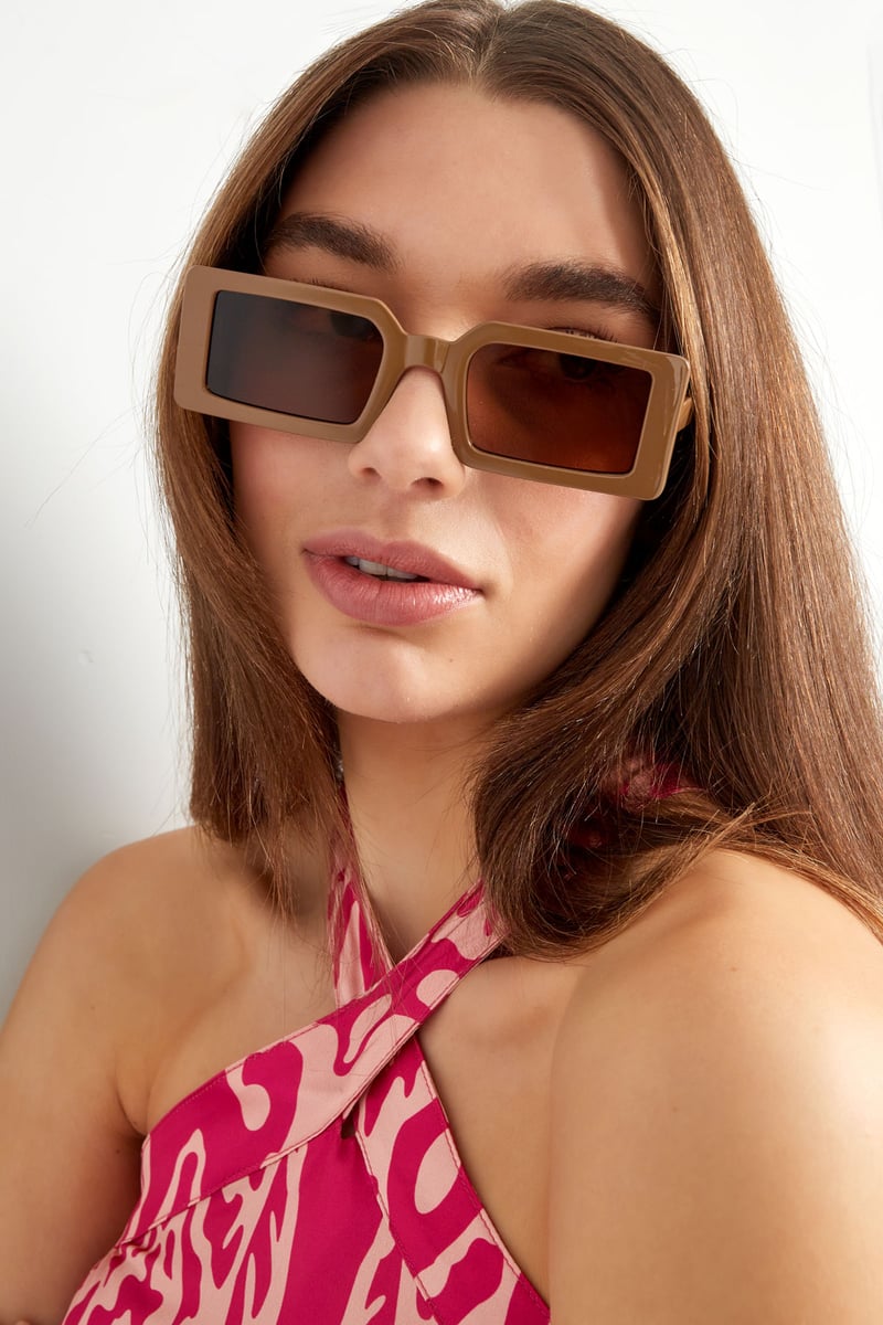 Shimmerglow zonnebril - zwart