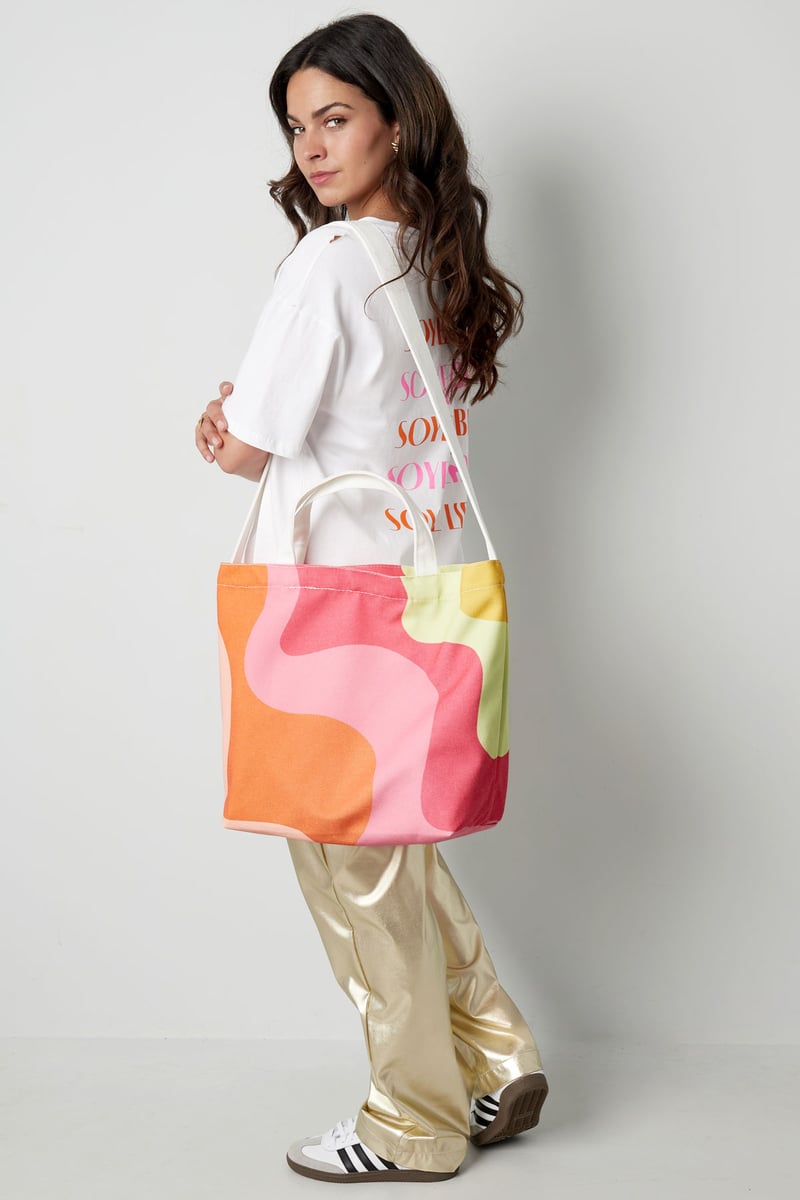 Canvas shopper colorbomb - multi