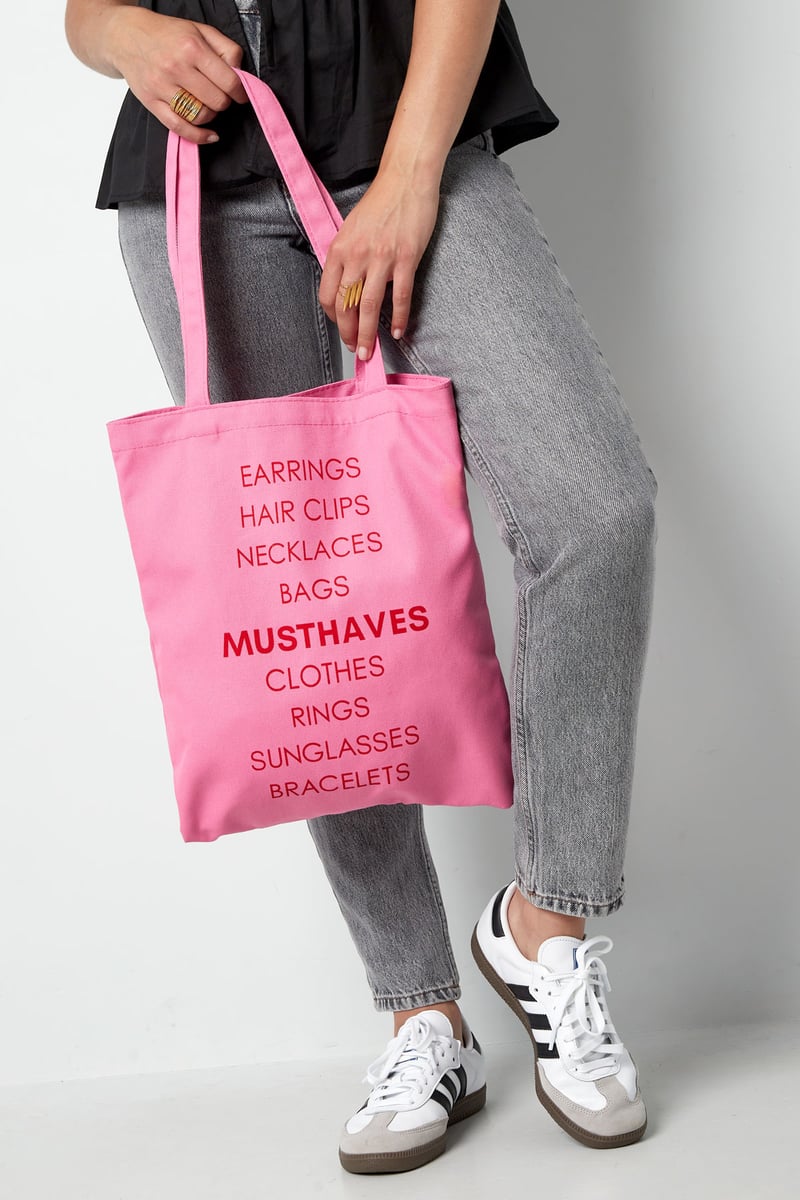 Canvas shopper yhwng musthaves - fuchsia