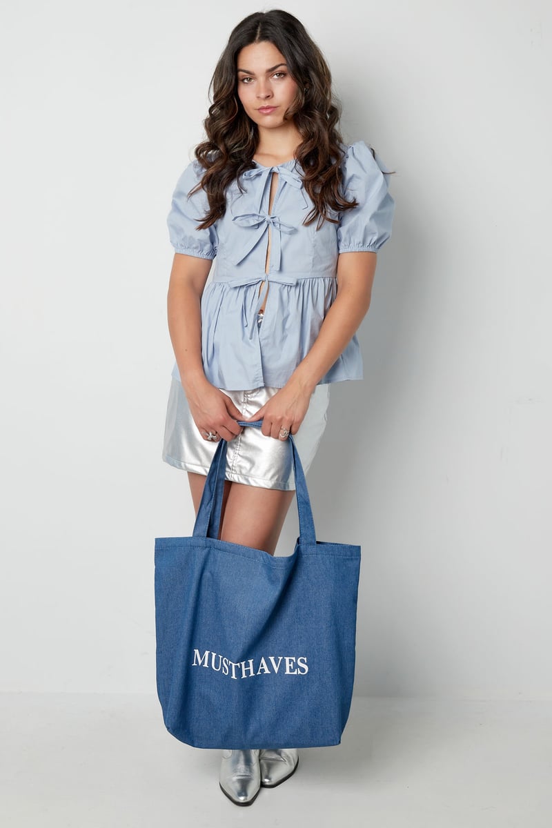 Denim shopper musthaves - blauw