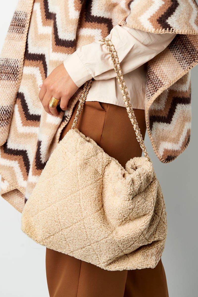 Soft touch tas - camel