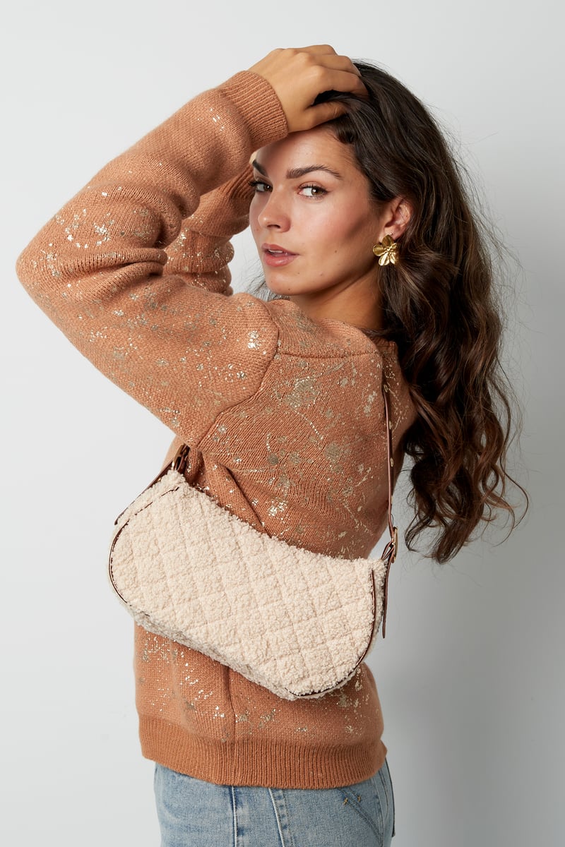 Zachte Meander Tas - Rozerood