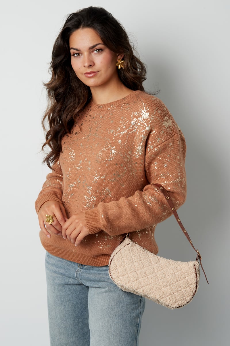 Zachte Meander Tas - Rozerood