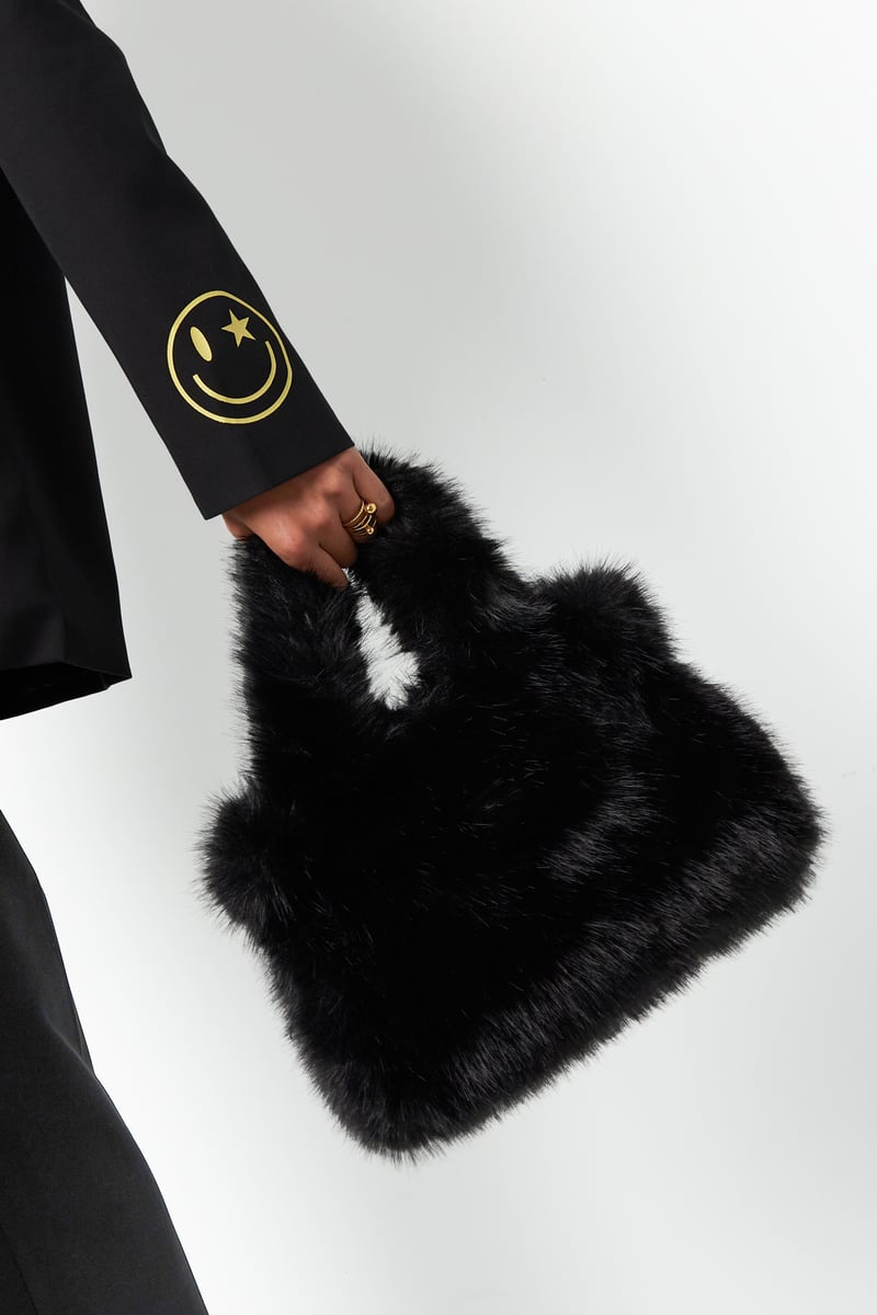 Cozy wander tas - zwart