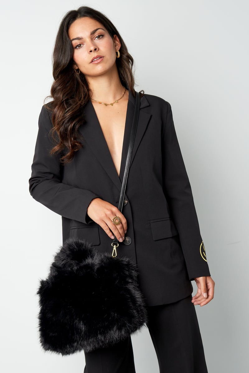 Cozy wander tas - zwart