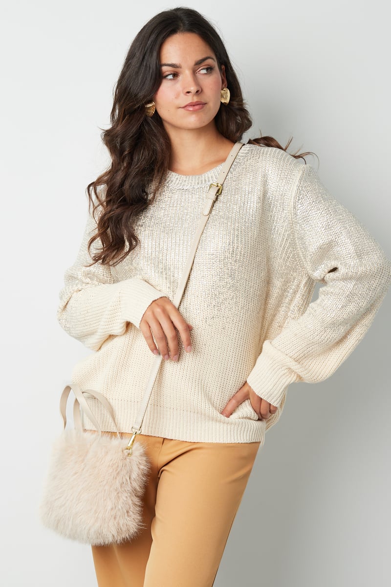 Plush haven tas - zwart