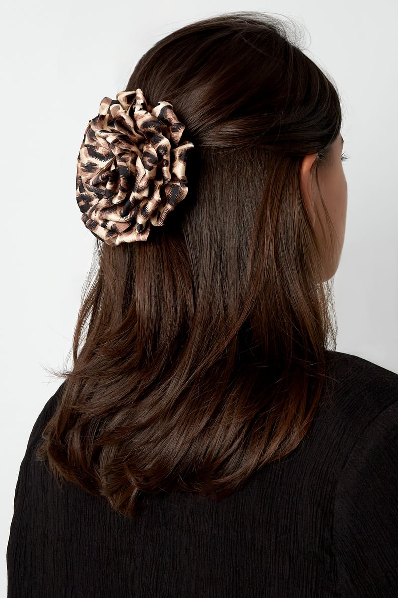 Wild elegance broche/ haarclip - beige