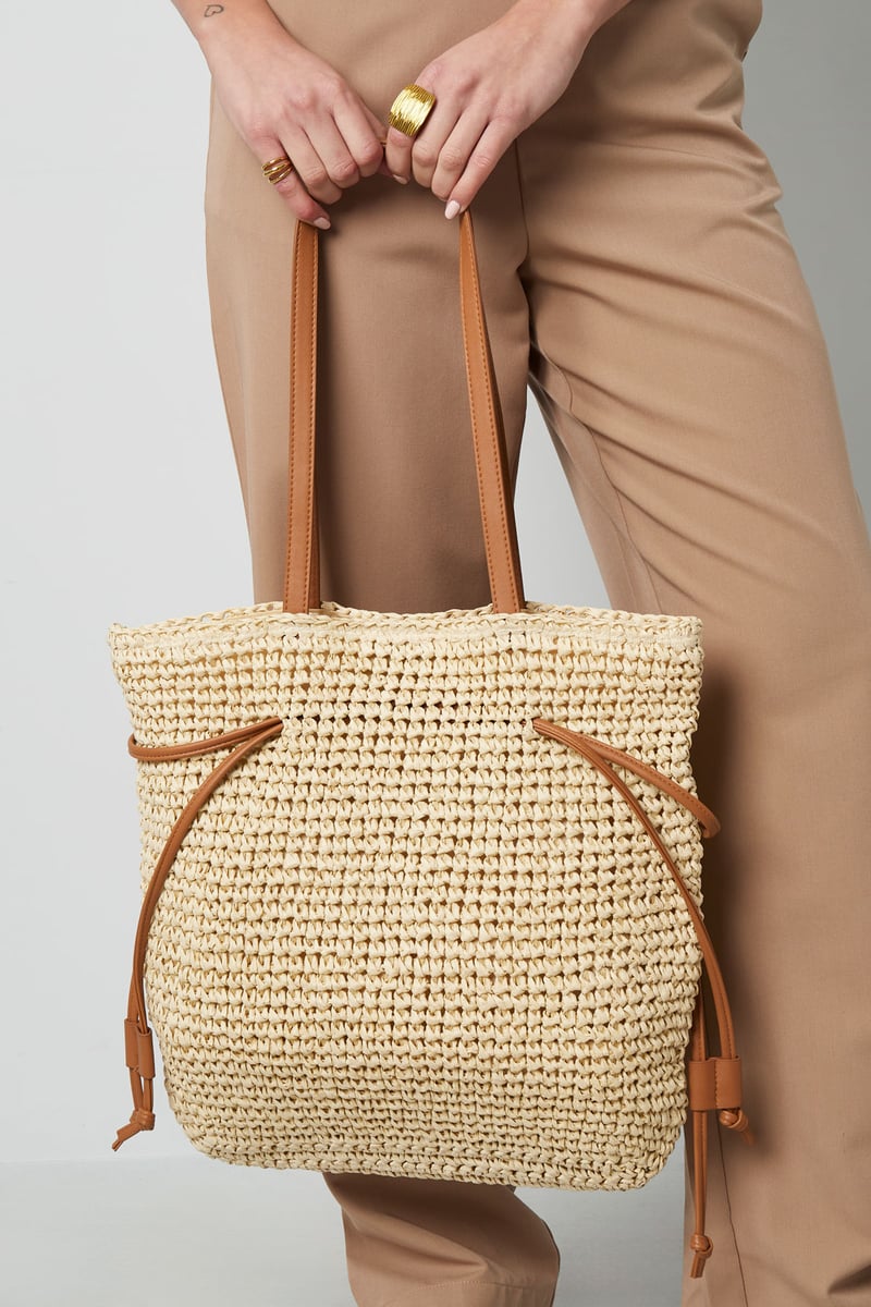 Beach Babe strandtas - beige