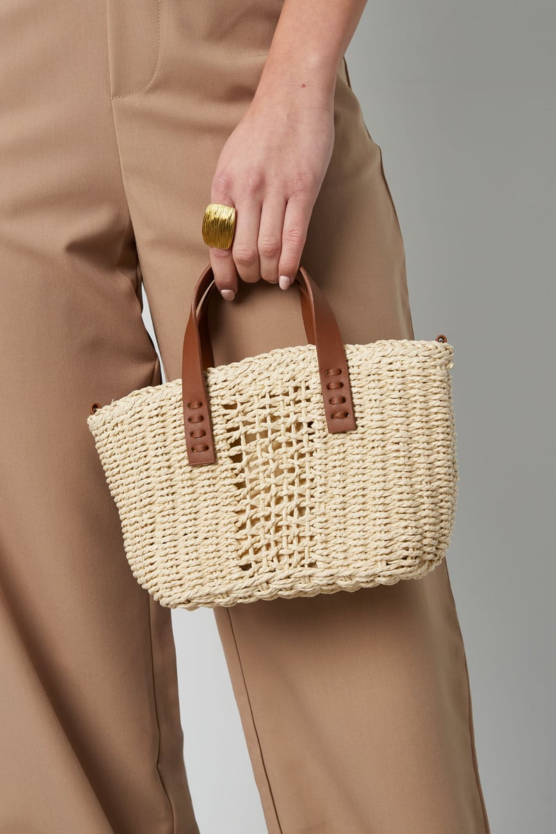 Schouder tas basic - Beige