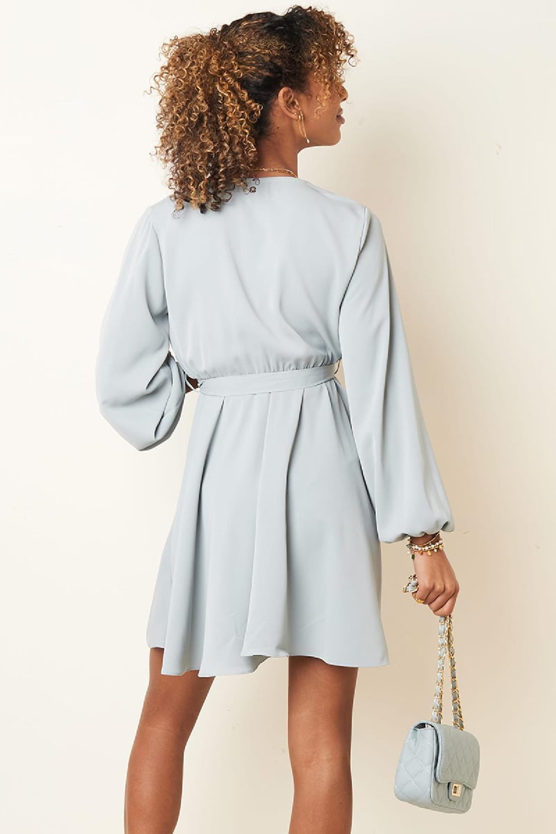 Chiffon jurk Zwart S