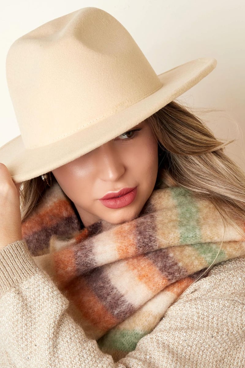 Fedora hoed rood Polyester