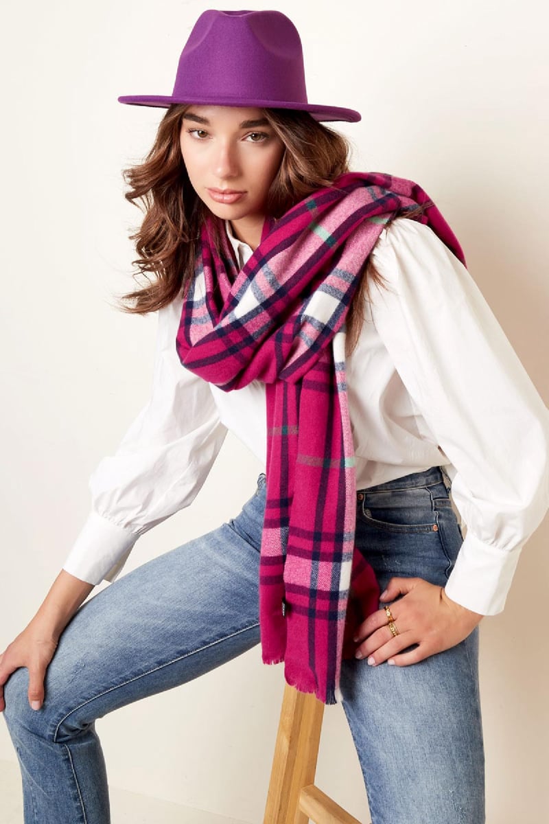 Fedora hoed rood Polyester