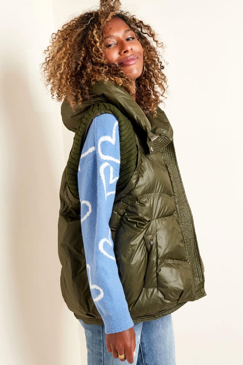 Bodywarmer najaar Olijf M