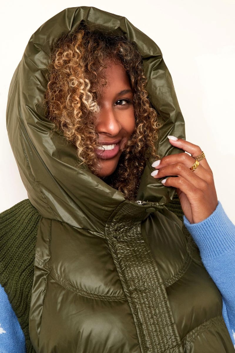 Bodywarmer najaar Olijf M