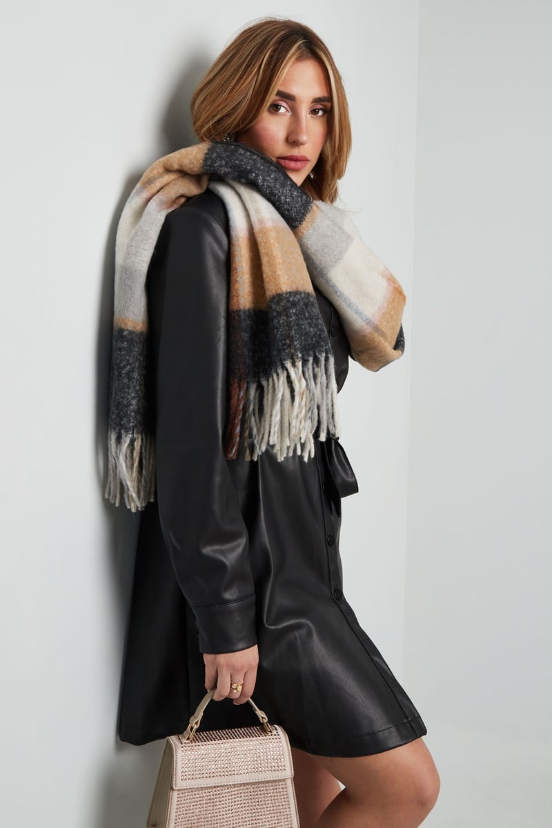 Sjaal ombre multi - rood