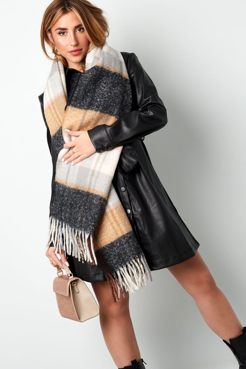 Sjaal ombre multi - rood