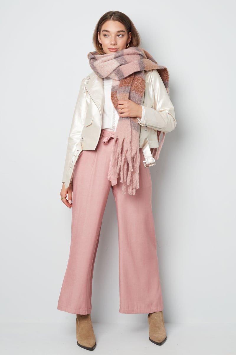 Sjaal met strepen multi - groen