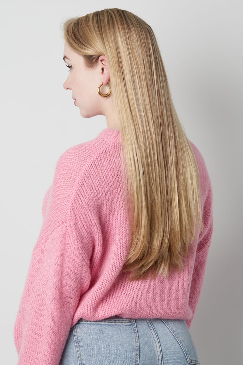 Single clip in just for u - zwart / wit