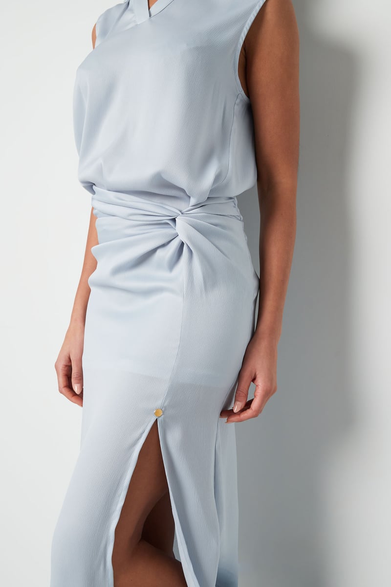 Lange rok geknoopt - wit 