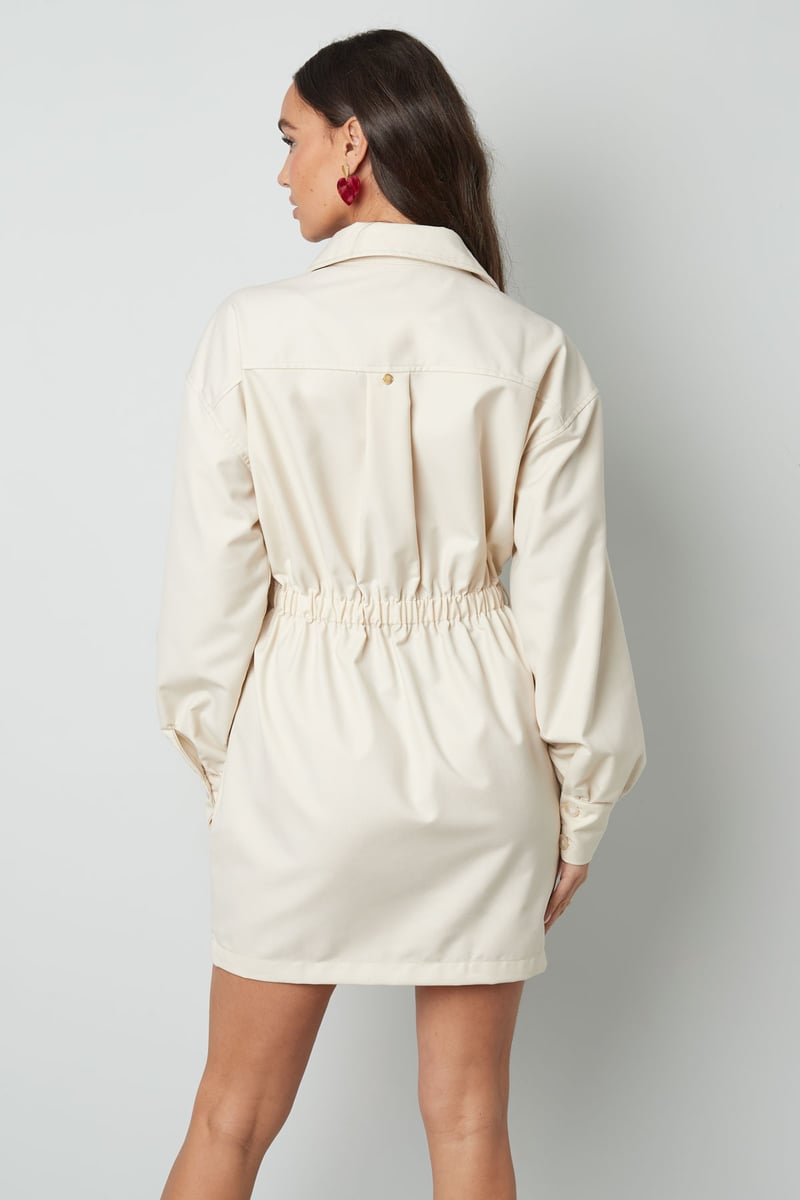 Playsuit met lange mouwen - gebroken wit 
