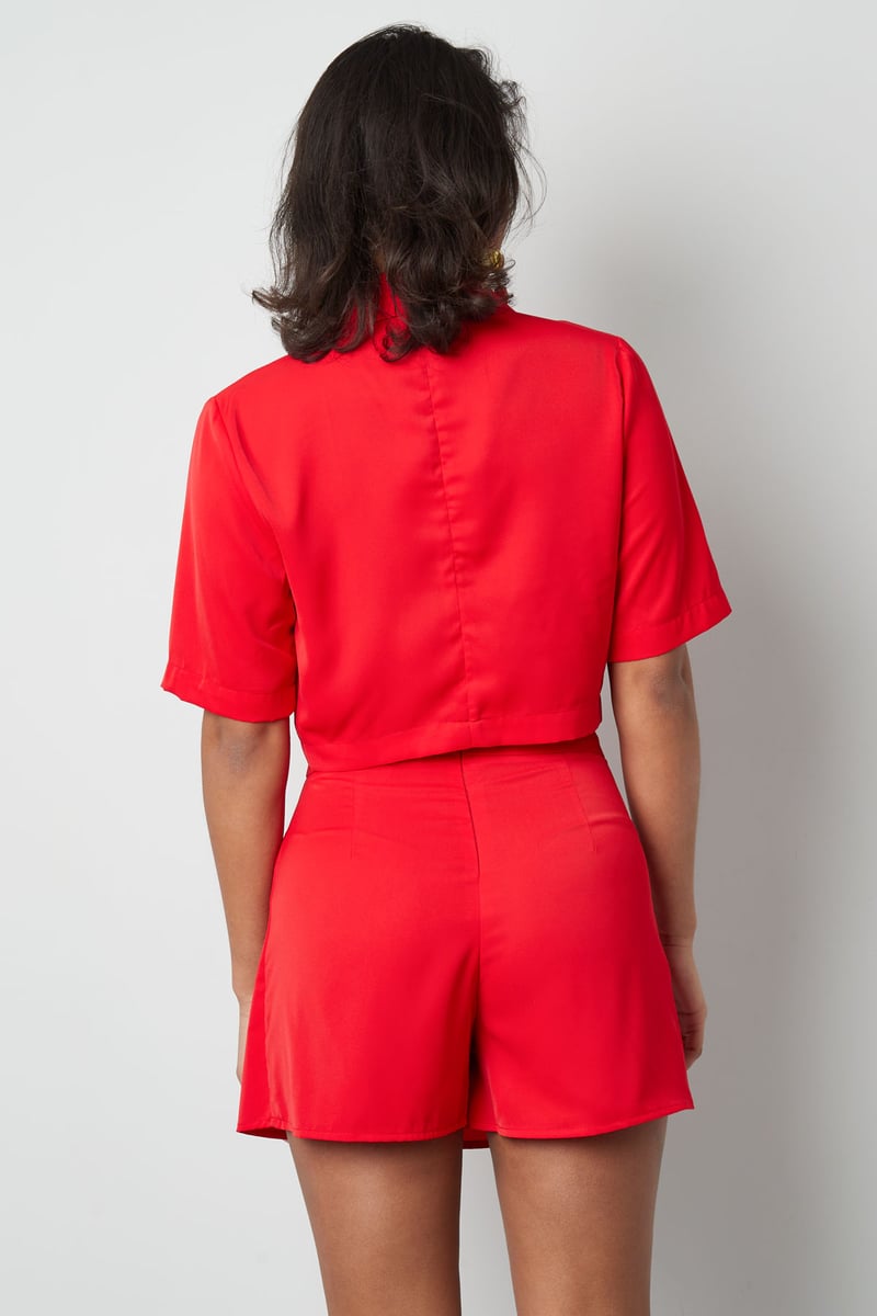 Pastel basic cropped blazer - fuchsia