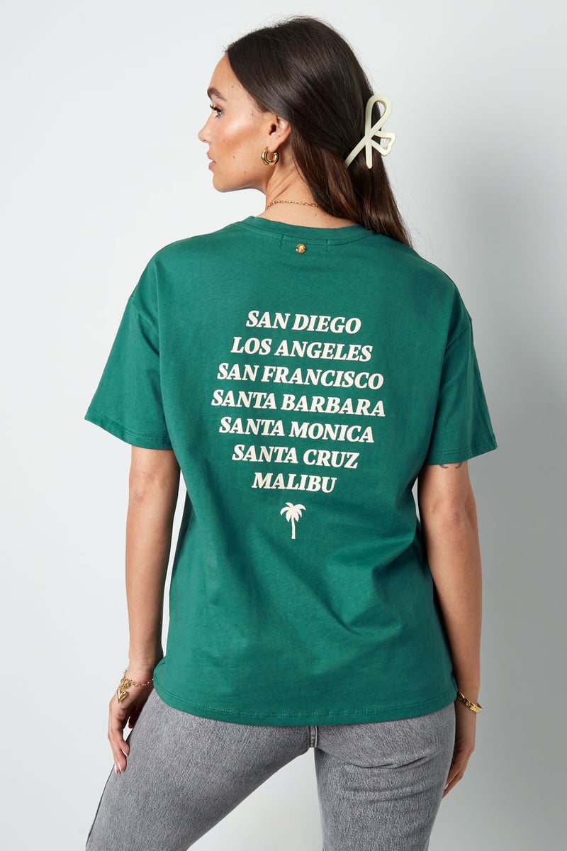 T-shirt california - wit