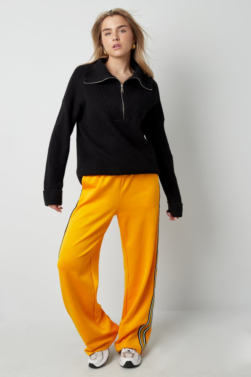 Neutral knit trui - zwart