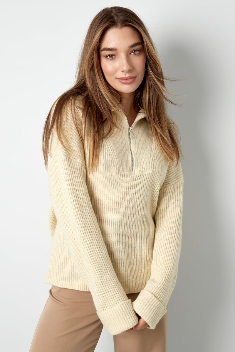 Neutral knit trui - zwart