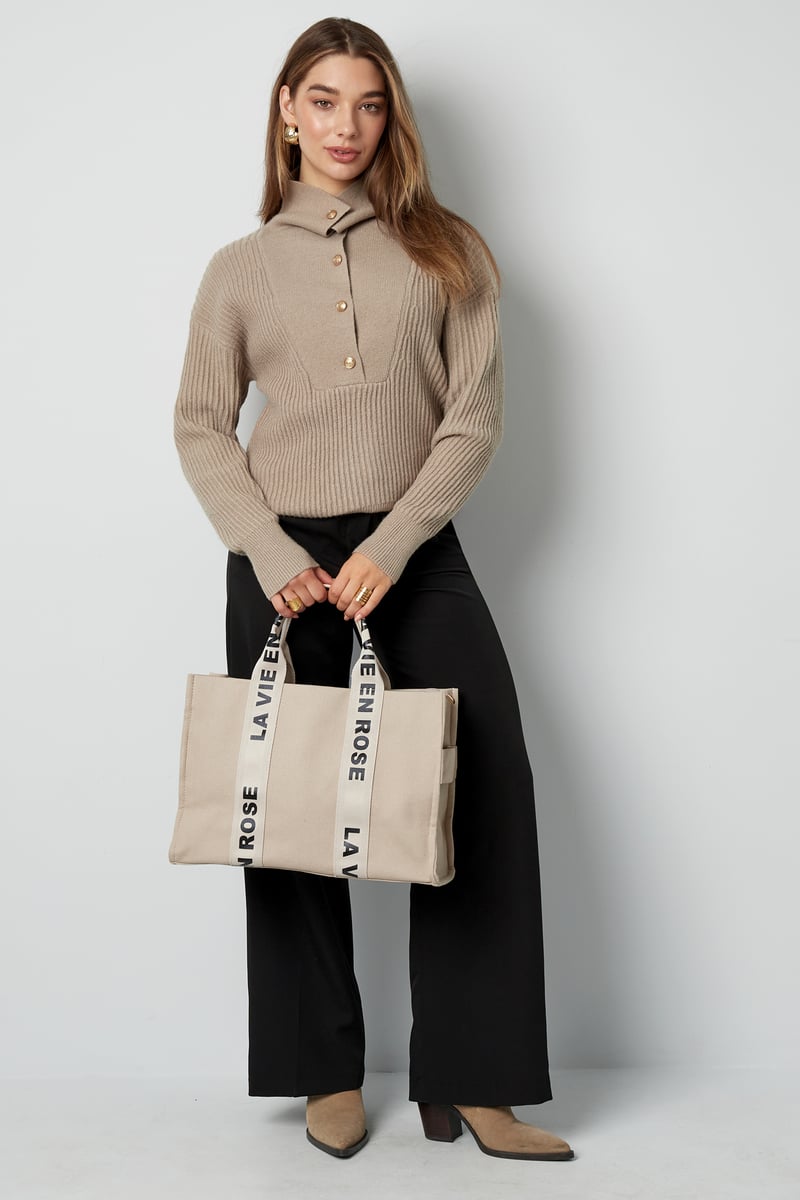 Easy Wear trui - camel