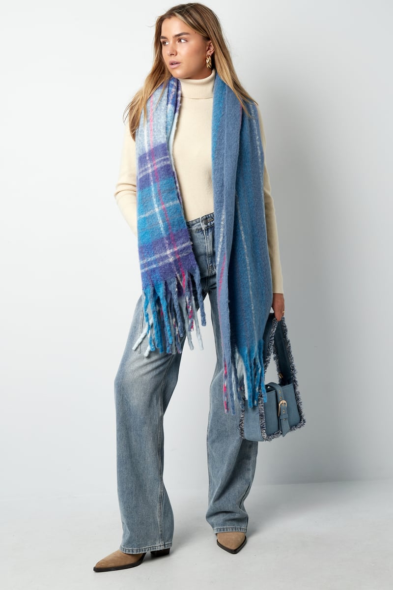 Blocked Colors sjaal - groen