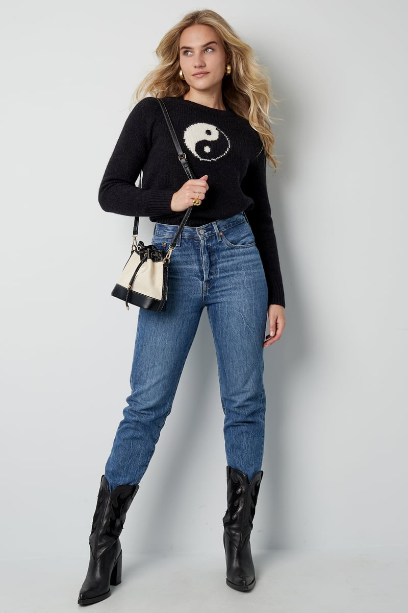 Ying Yang Breeze - fuchsia