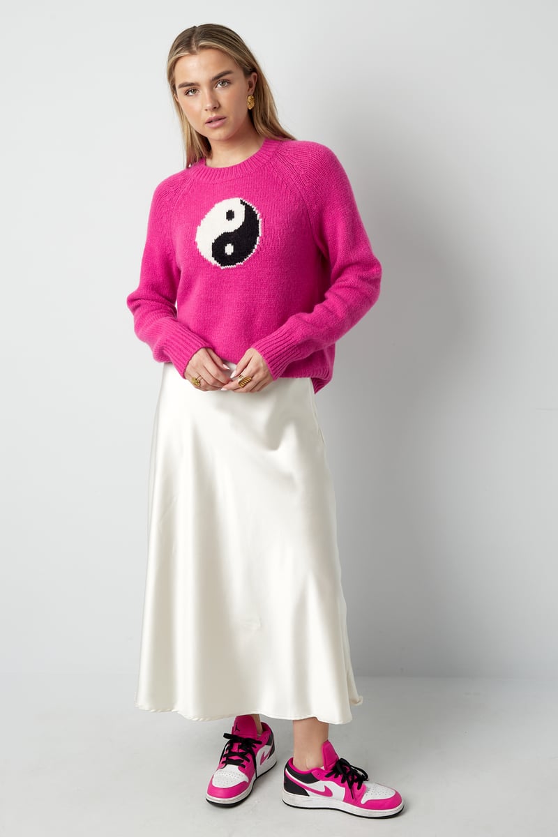 Ying Yang Breeze - fuchsia