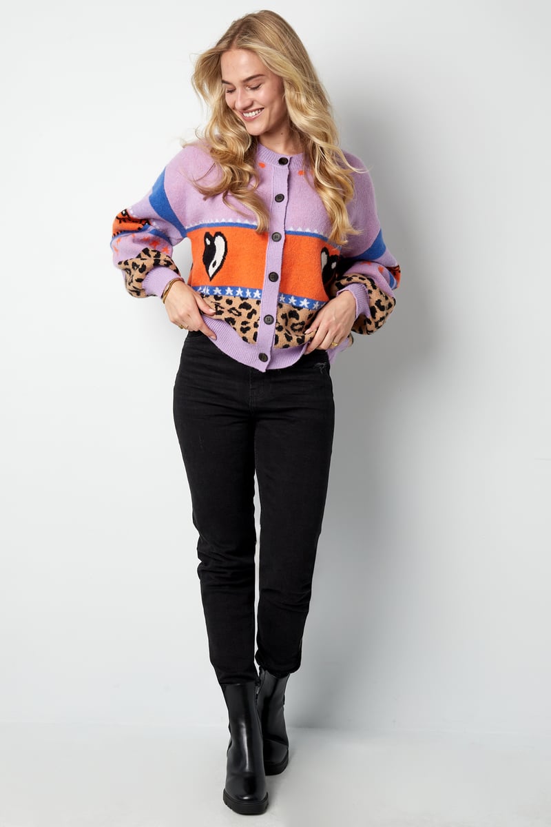 Dreamy Days vest - roze blauw