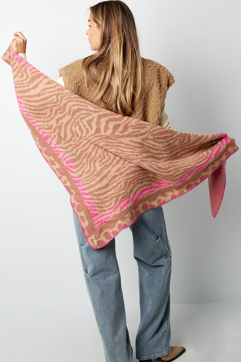 Vibrant vibes sjaal - groen