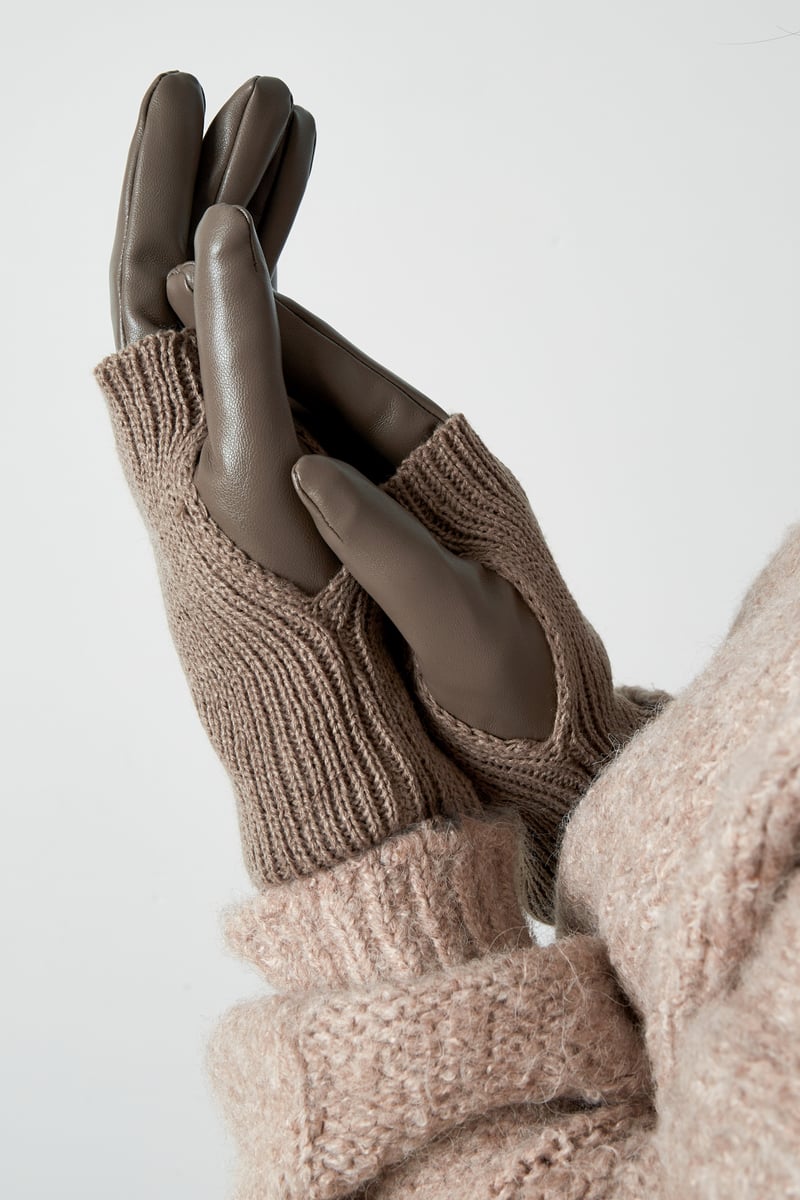Cozy Knit handschoenen - grijs