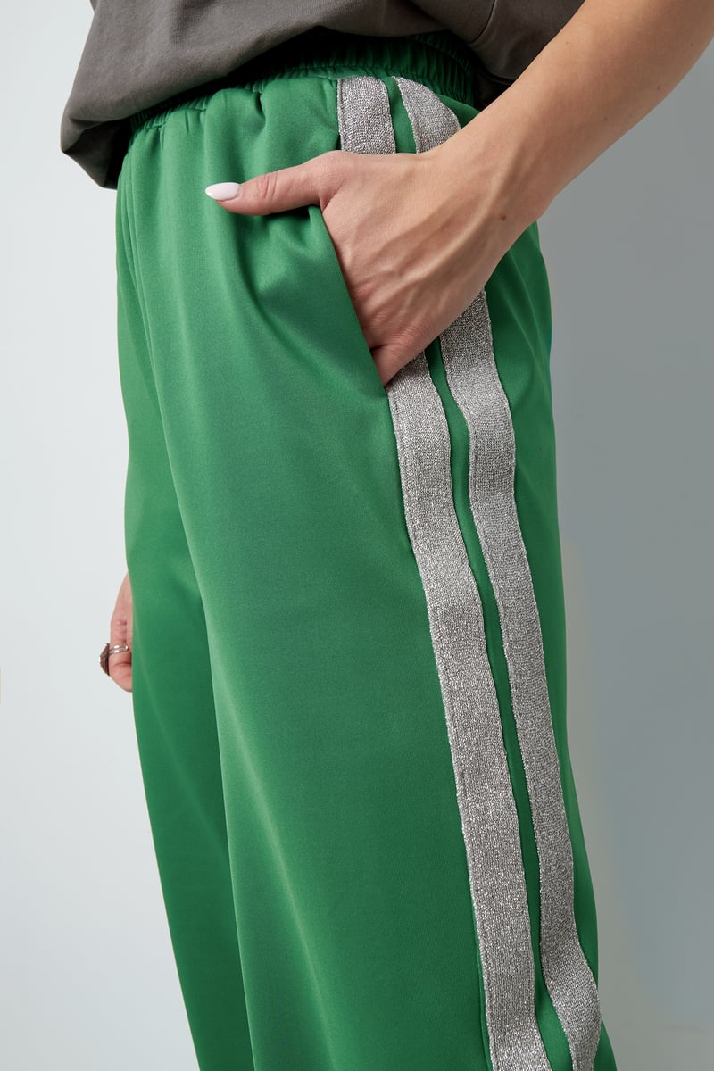 Gestreepte must have broek - rood S