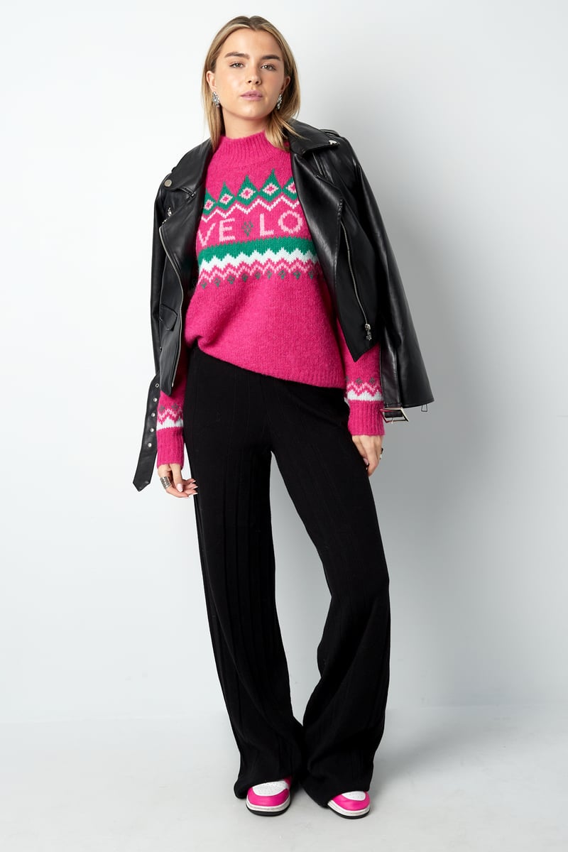 Love Sweater Weather trui - wit