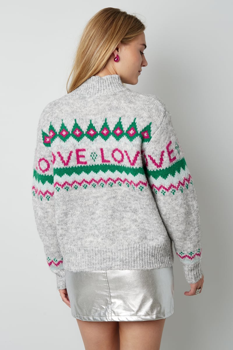 Love Sweater Weather trui - wit