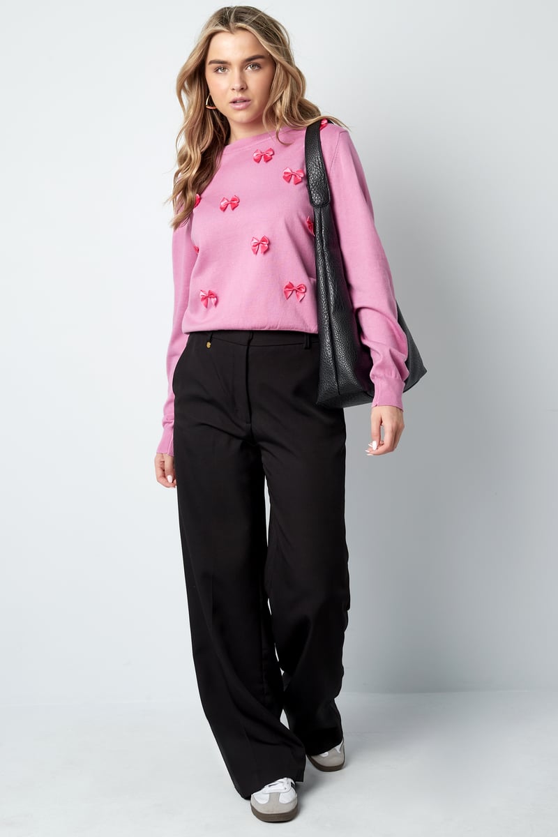 Bow & Grace trui - roze