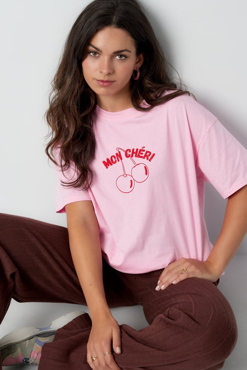 Mon Chéri shirt - roze