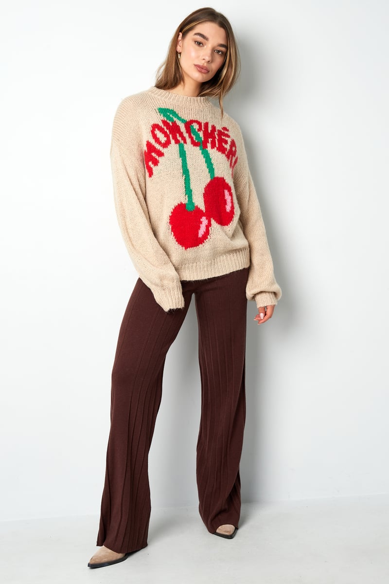 Mon chéri trui - geel